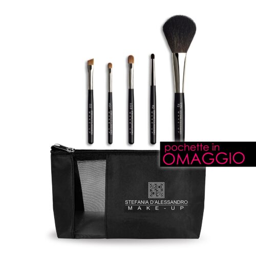 KIT 5 Pennelli SHORT + Pochette